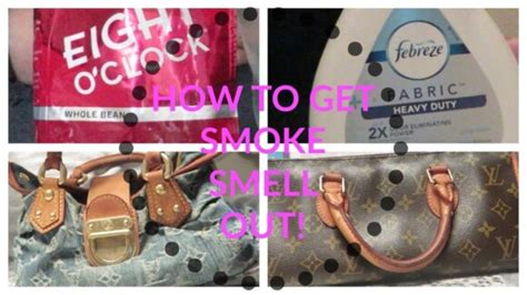 how to get cigarette smell out of louis vuitton purse